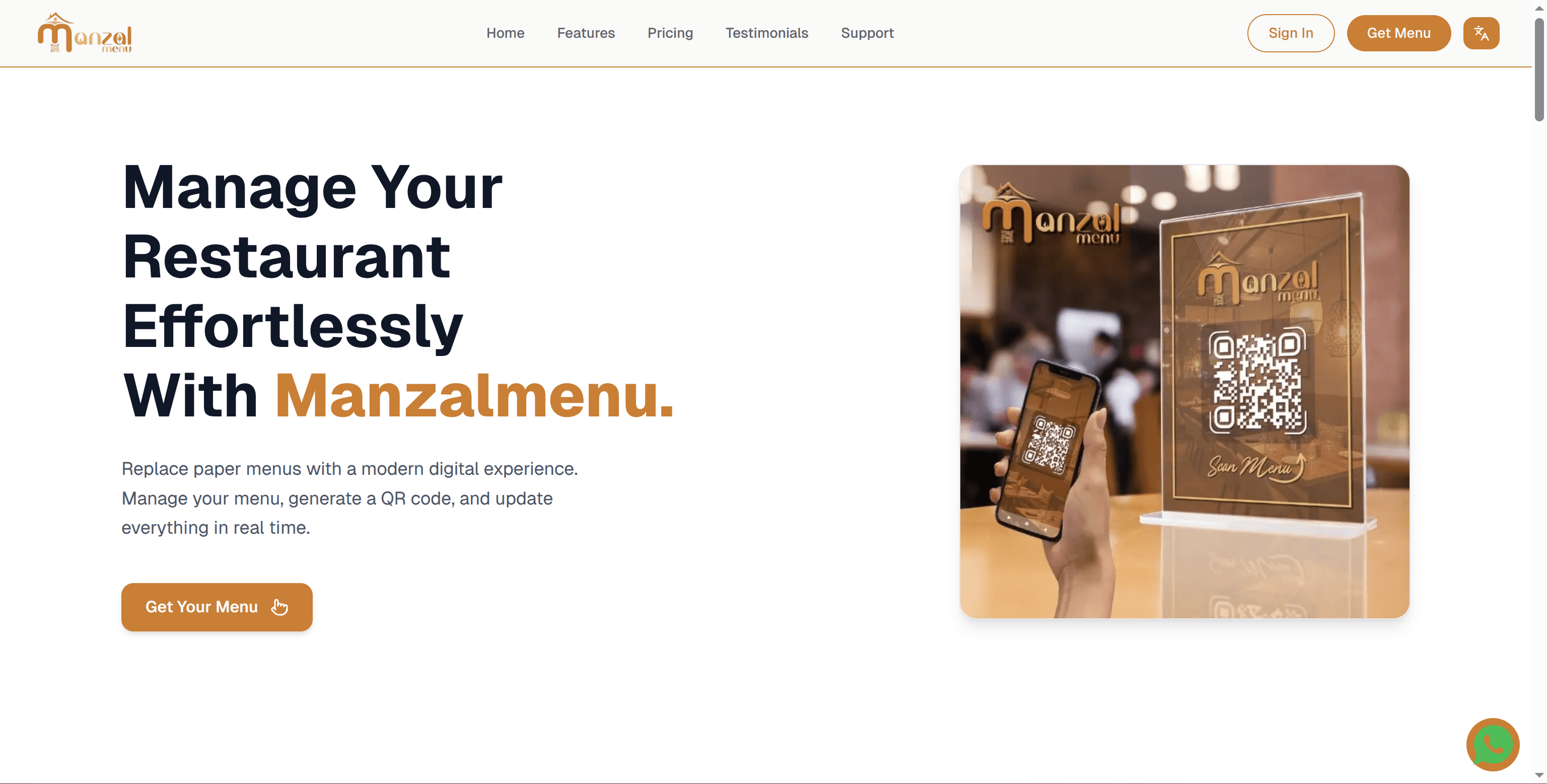 Manzalmenu project